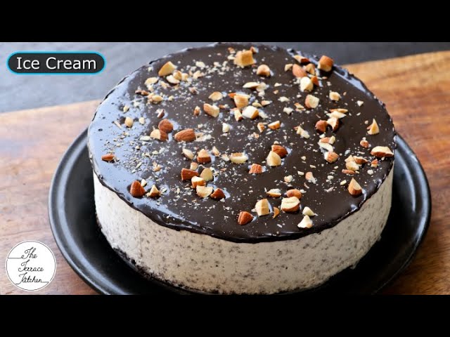 Choco Cake & Cream Ice Cream Cake | Best Chocolate Ice Cream Cake Recipe ~ The Terrace Kitchen