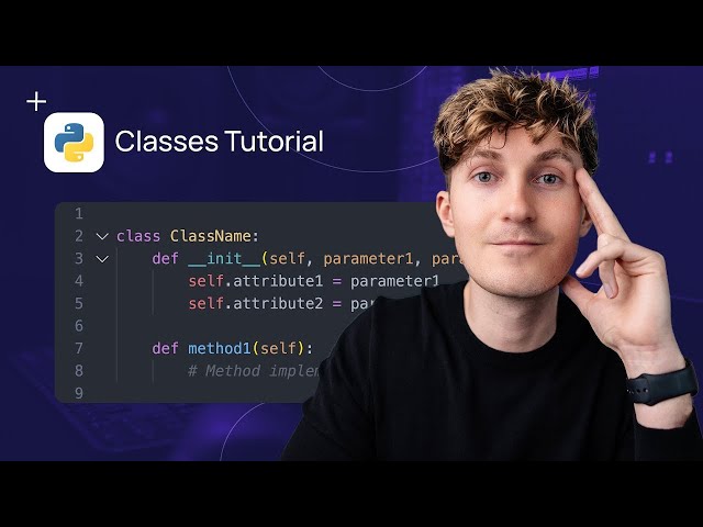 Learn Python Classes - OOP Beginner Tutorial