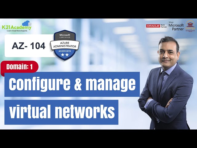 AZ-104 | Configure & Manage Virtual Networks | K21Academy