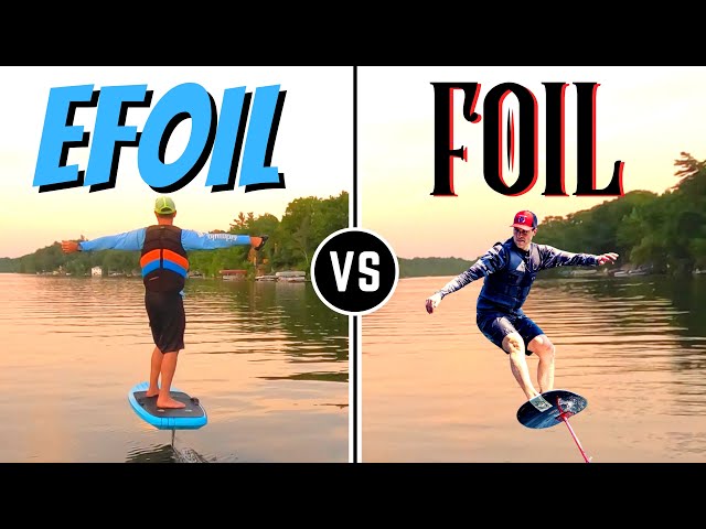 My First Efoil Experience | Efoil vs Hydrofoil