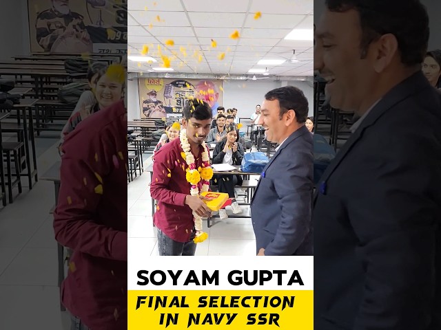 Congratulations Soyam Gupta #forcedefenceacademy