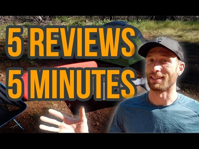 5 Long Term Gear Reviews in 5 Minutes   Motorcycle Camping