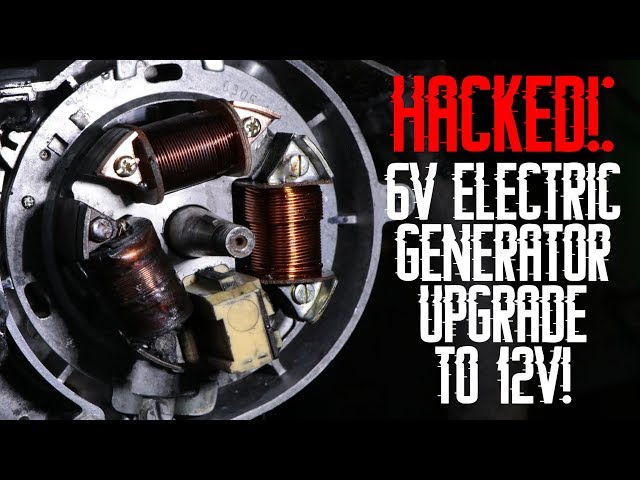 HACKED!: 6V Electric Generator UPGRADE to 12V!