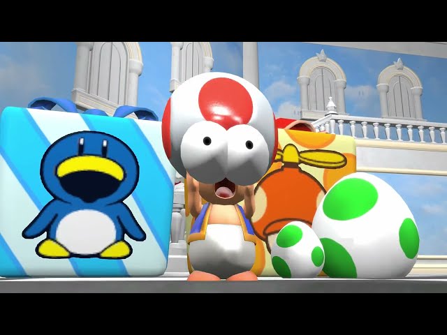 [SFM] poorly animated Mario bros wii (April fool's: dedede becomes club penguin)
