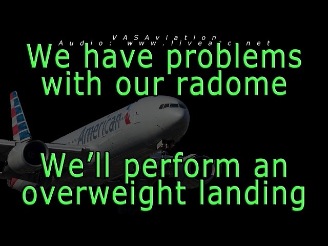 [REAL ATC]American RADOME PROBLEM and OVERWEIGHT LANDING @JFK!!