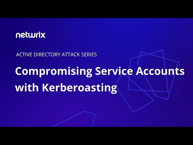 Attack Tutorial: How the Kerberoasting Attack Works