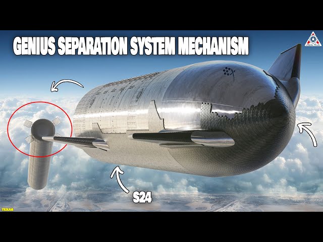 SpaceX Genius New Stage Separation System Mechanism is totally unlike any others!