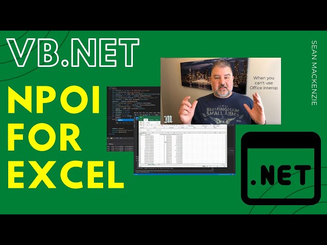 How to Read Excel Files in VB.Net with NPOI - no Office or OLEDB or ODBC required!