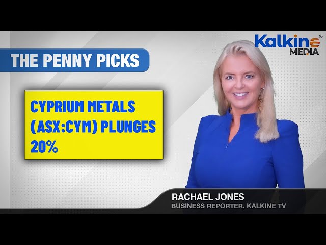 Why did Cyprium Metals shares fall drastically on ASX today?