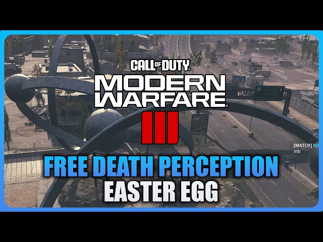 MW3 Zombies - Free DEATH PERCEPTION Easter Egg (Secret Free Perk)