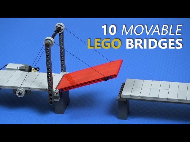 Building 10 MOVABLE Lego Bridges