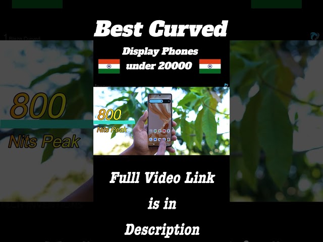 Top 4 Best Curved Display Phone Under 20,000 in India🇮🇳 🇮🇳🇮🇳2024 #aprilbudget #maybudget