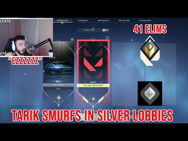 TARIK SMURFS IN SILVER LOBBY WITH LUDWIG (41 ELIMS)