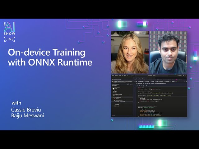 On-device Training with ONNX Runtime
