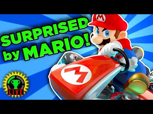 SURPRISED BY MARIO IRL! | Mario Kart 8 Deluxe
