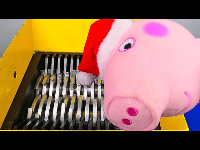 Shredding PEPPA PIG with Real SHREDDER!