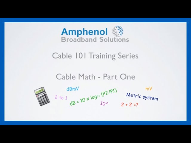 Cable Math