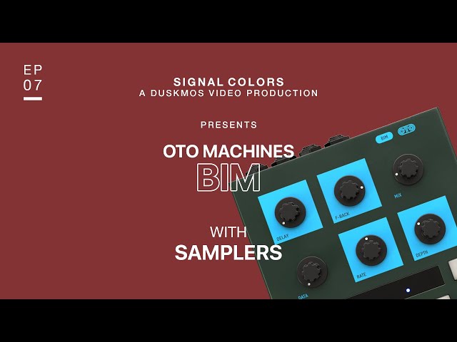 OTO Machines BIM Demo w/ Samplers (Elektron Digitakt)