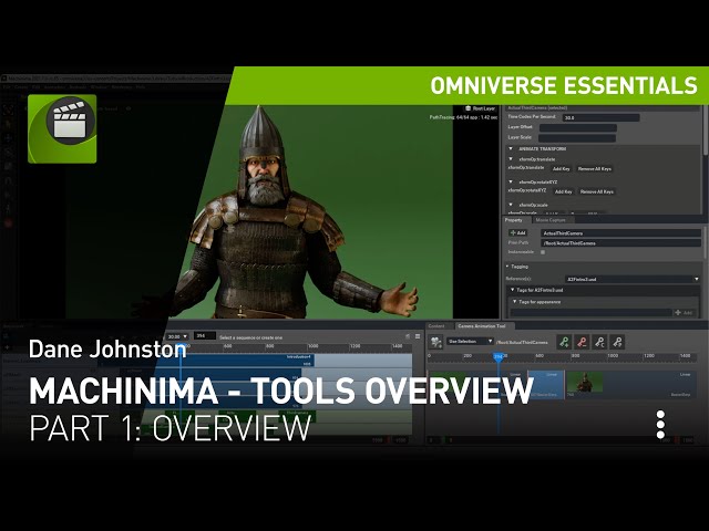 Tools Overview Part 1: Overview of NVIDIA Omniverse Machinima