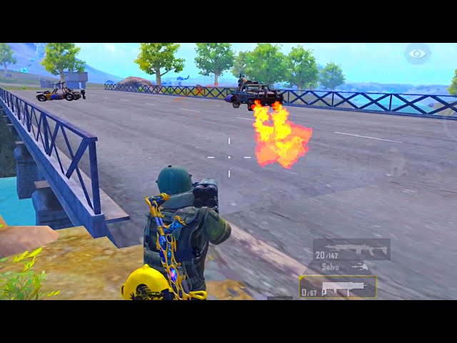 Destroying Tank squad with M3E1-A Payload 3.0 - PUBG Mobile