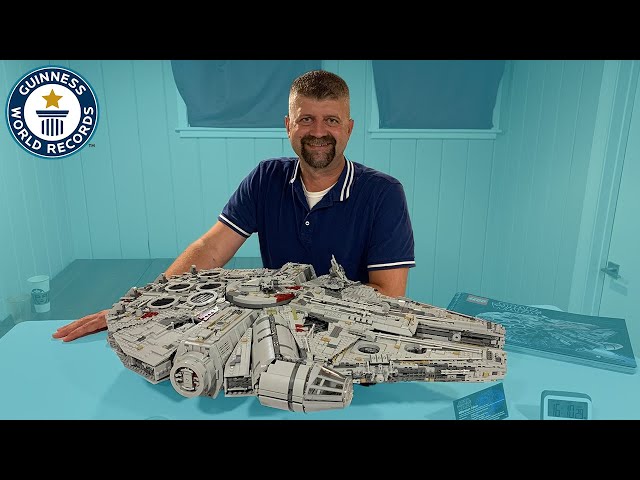 Fastest time to build the LEGO® Millennium Falcon - Guinness World Records