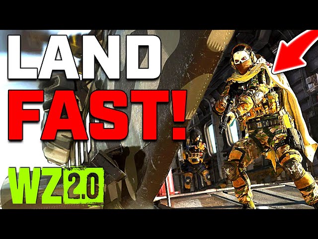 HOW TO LAND THE FASTEST IN WARZONE 2 | LAND FIRST IN WARZONE