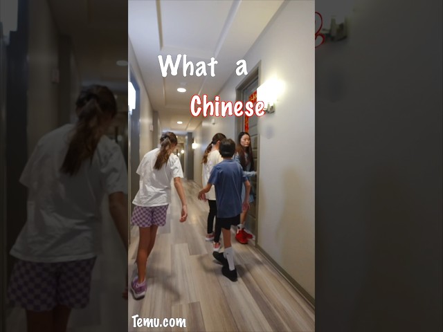 What a Chinese family does after coming home? #temu