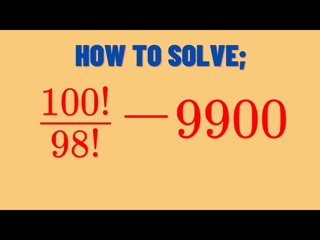 Nice Olympiad Mathematics problem|Olympiad Question| How to solve factorial