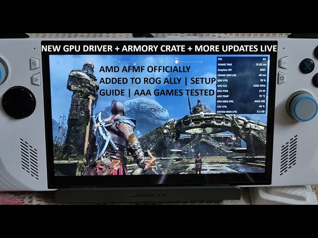 AFMF Officially Added to Rog Ally | AAA Games Tested | GPU Driver + Armory Crate + More Updates Live
