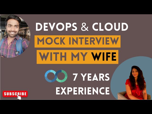 MOCK INTERVIEWING MY WIFE ON DEVOPS AND CLOUD | DEVOPS MOCK INTERVIEWS | #devops #cloud #aws