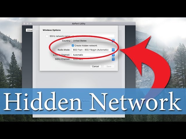 How to Set Up a Hidden Wifi Network on Apple Airport and Other Wireless Routers