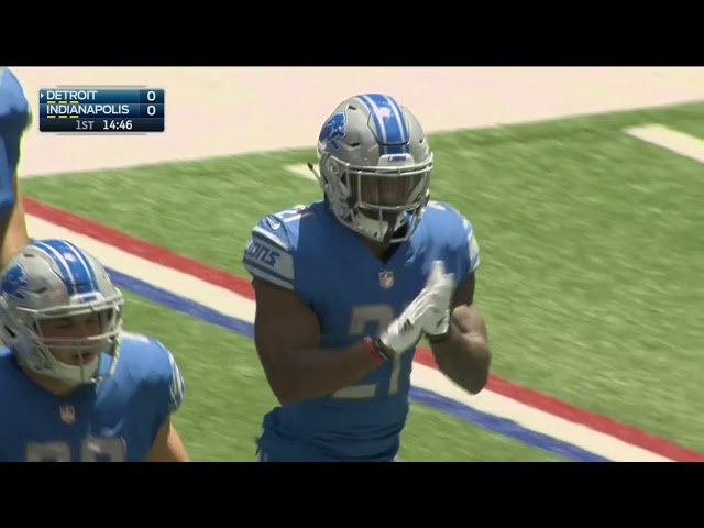 Ameer Abdullah Escapes Tackle For A 1st Down |Colts vs Lions|