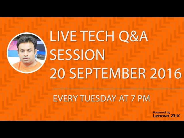 #147 Live Tech Q&A Session with Geekyranjit & Ash (C4ETech)  20 Sept