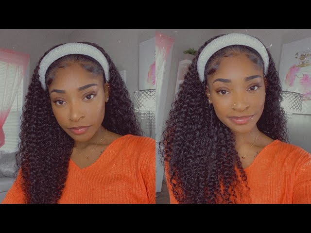Quick and easy curly headband wig | Curly me Collection