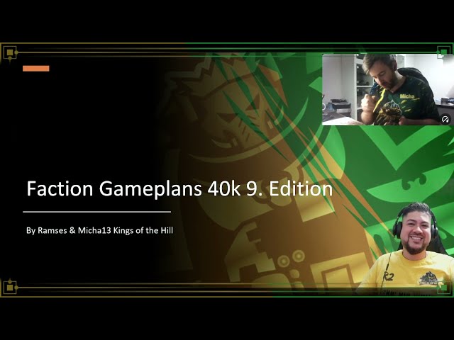 *KotH Basics Part 2* Gameplan gegen starke Fraktionen 9. Edition - Warhammer 40k  9. Edition DE