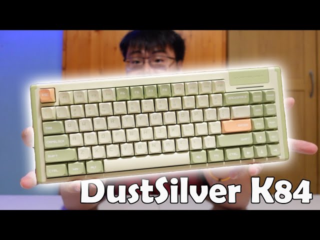 Dustsilver K84 Melon Shake 75% Mechanical Keyboard Review - It's Like A Plant!