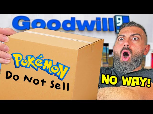 I Bought Goodwill's Sketchy $500 Pokemon Cards