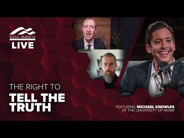 The right to tell the truth | Michael Knowles LIVE at the University of Miami