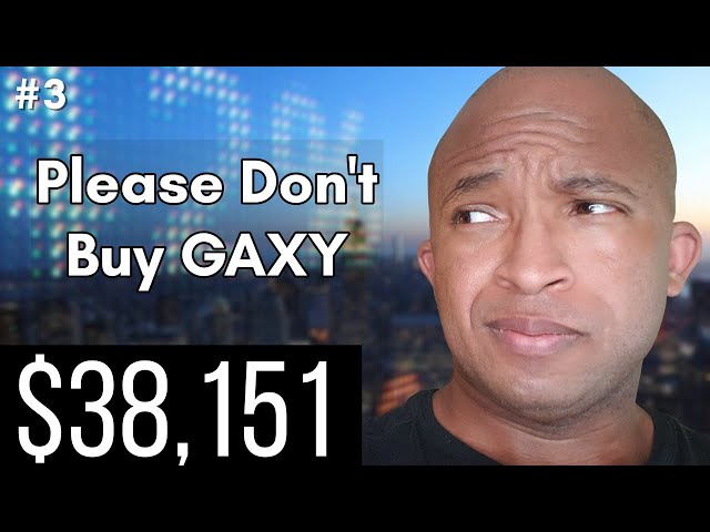 Don't Buy GAXY Stock (If you're new to Investing)| Stock Portfolio Update 2021 (Part 3)