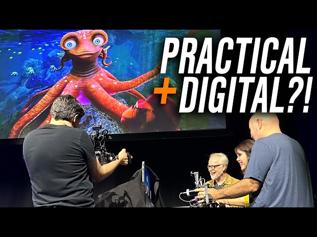 Digital Puppets Face Off with Practical Puppets!