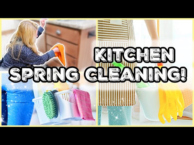 Kitchen Spring Cleaning Checklist- Let's Dive In!