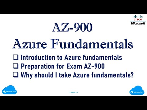 Azure fundamentals - Preparation for Exam AZ-900