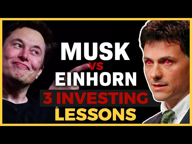 Investing Education - The Musk Einhorn Tesla Stock Fight