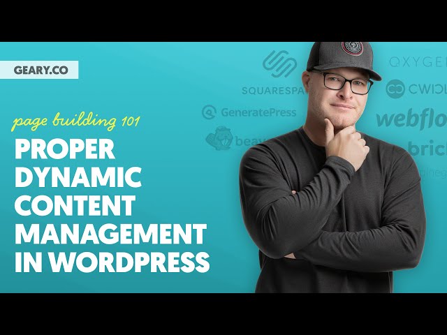 PB101: L14 - Proper Dynamic Content Management in WordPress (CPTs, Custom Fields, Loops, & More)