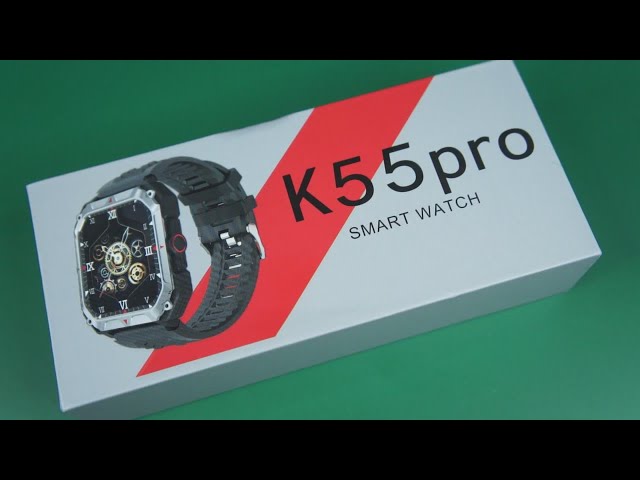 K55 Pro - BT Calling Smart Watch Unboxing, First time setup Feature review (link in the description)