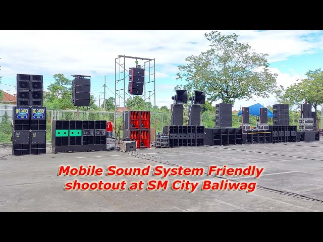 Mobile Sound system Friendly shootout at SM city Baliwag
