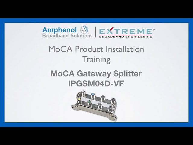 MoCA Gateway Splitter: IPGSM04D