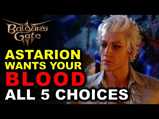 Astarion Tries to Drink your Blood: Kill, Abandon, Deny, Allow or Don't Stop | Baldur's Gate 3 (BG3)