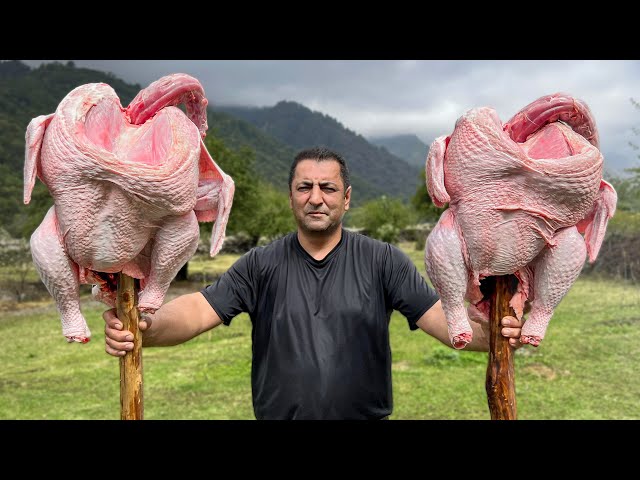 2 Incredible Dishes of Huge Turkeys! Fed All the Children in the Village