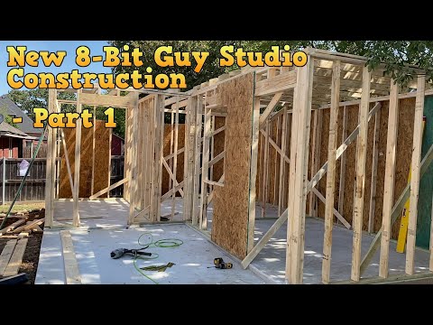 New 8-Bit Guy Studio Construction - Part 1